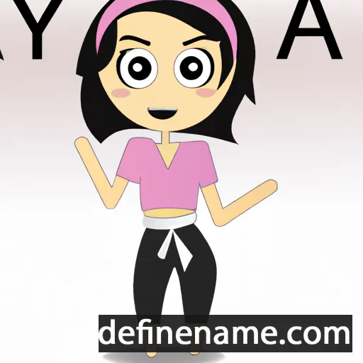 cartoon of the name Noya