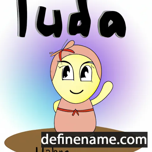 cartoon of the name Nuadha