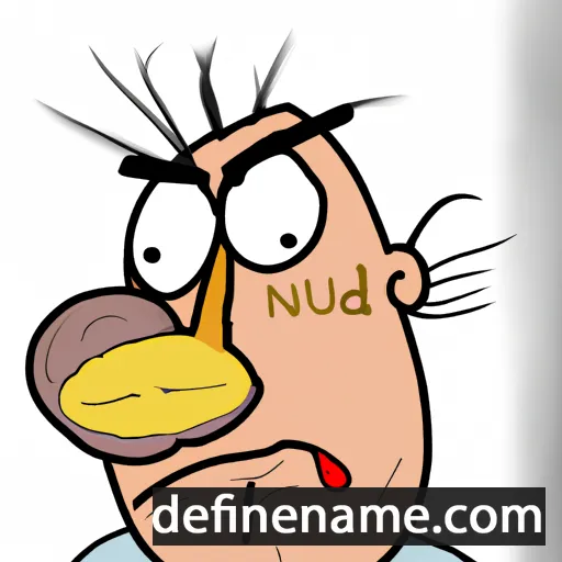 cartoon of the name Nudd