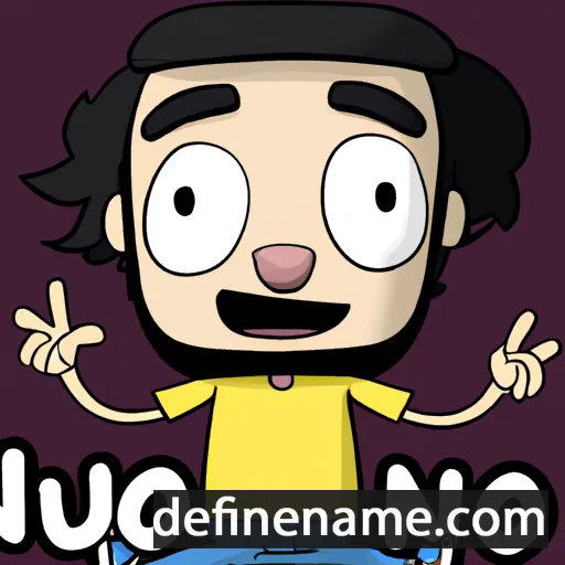 cartoon of the name Nuño