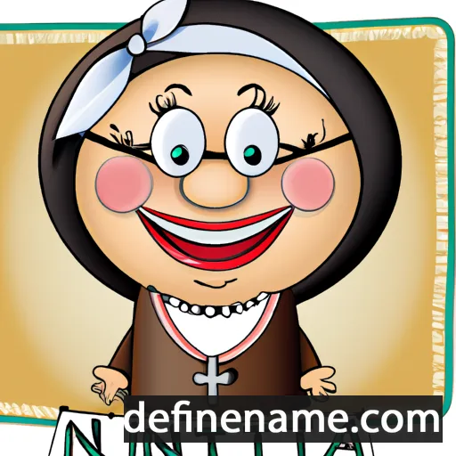 cartoon of the name Nunziatina