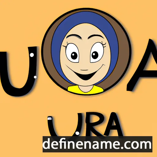 cartoon of the name Nura