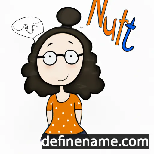 cartoon of the name Nurit