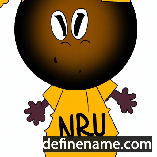 cartoon of the name Nuru