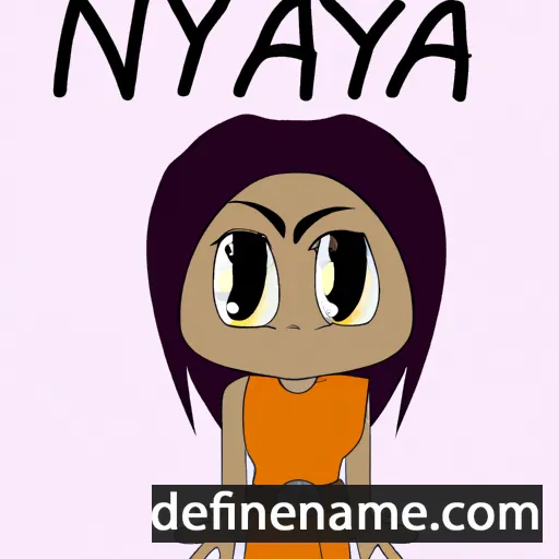 cartoon of the name Nyarai