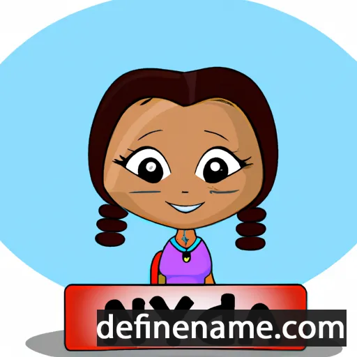 cartoon of the name Nydia