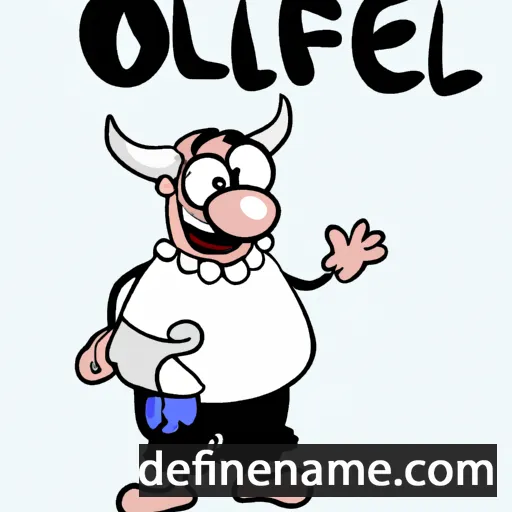 cartoon of the name Ólöf