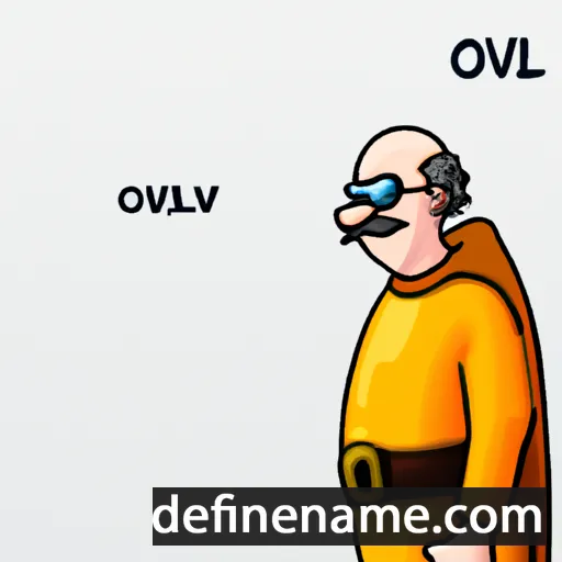 cartoon of the name Ölvir