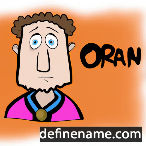 cartoon of the name Örjan