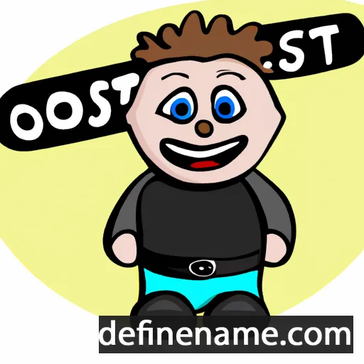 cartoon of the name Östen