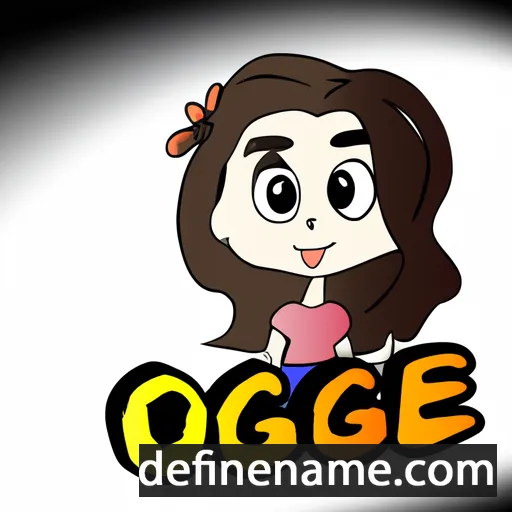 cartoon of the name Özge