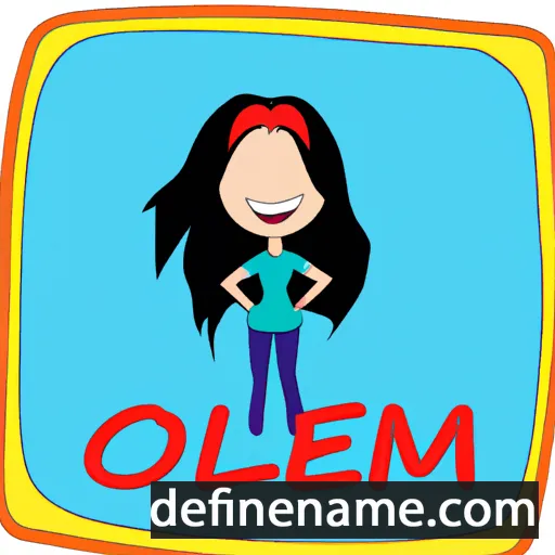 cartoon of the name Özlem