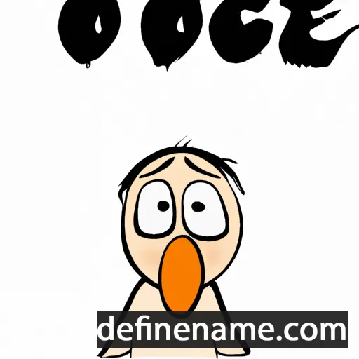 cartoon of the name Õie