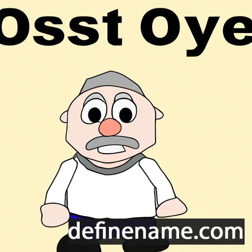 cartoon of the name Øystein