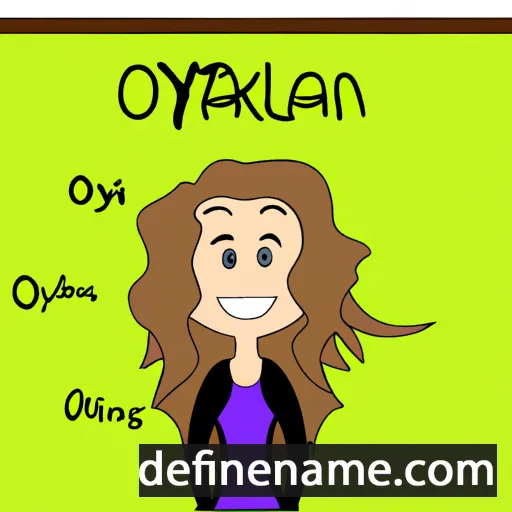 cartoon of the name Oaklynn