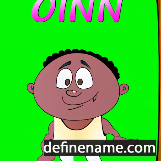 cartoon of the name Obinna