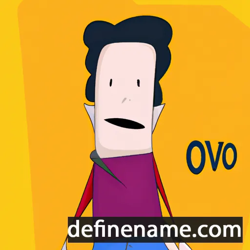 cartoon of the name Octávio