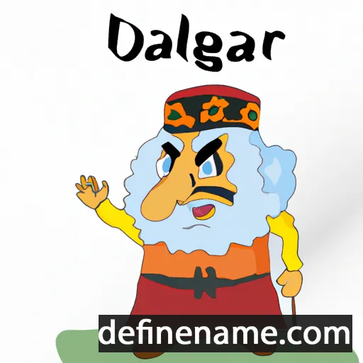 cartoon of the name Odalgar