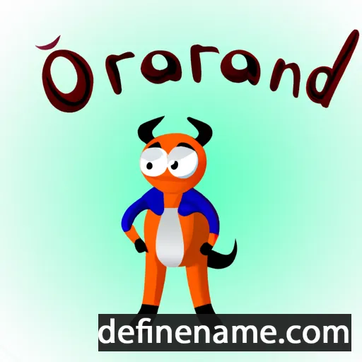 cartoon of the name Odarnat