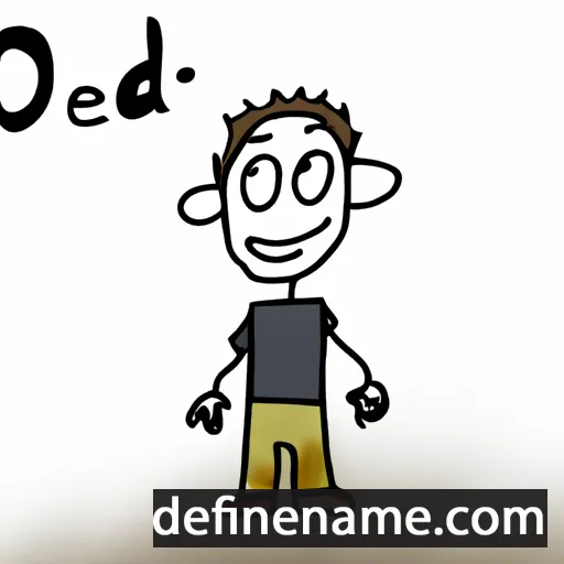 cartoon of the name Oded