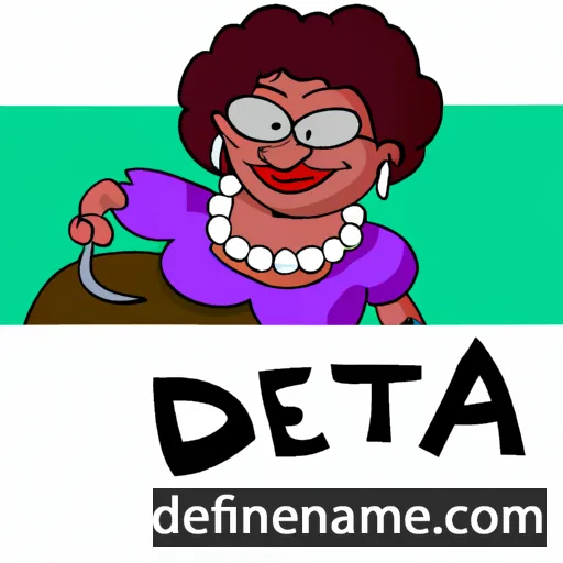 cartoon of the name Odetta