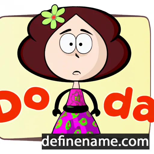 cartoon of the name Odila