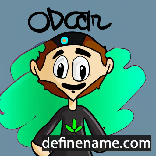 cartoon of the name Odrán