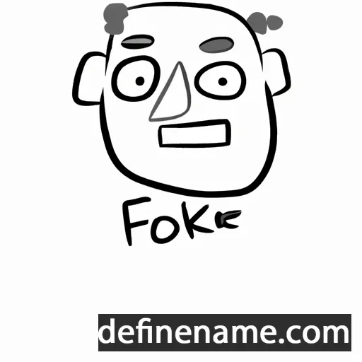 cartoon of the name Ofek