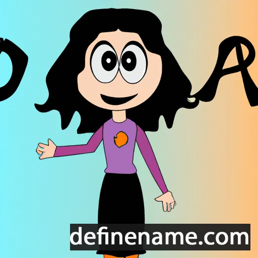 cartoon of the name Ofra