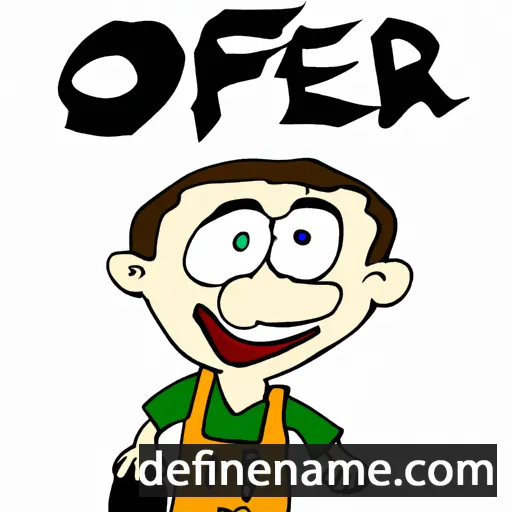 cartoon of the name Oier