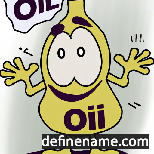 cartoon of the name Oili