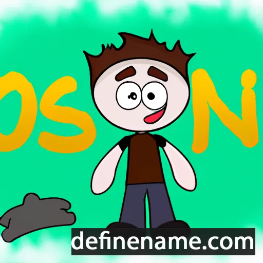 cartoon of the name Oisín