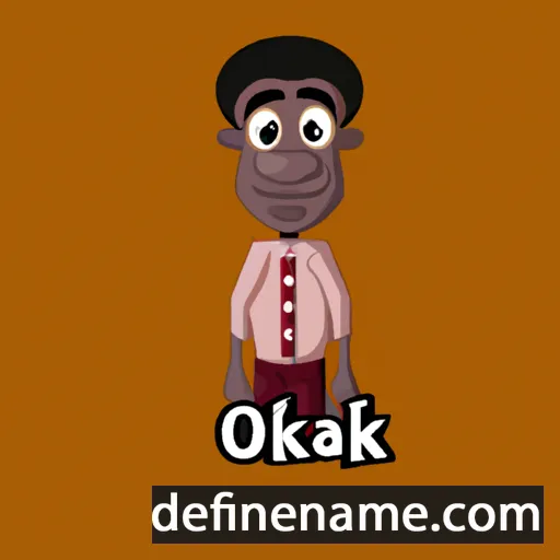 cartoon of the name Okafor