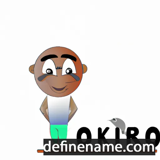 cartoon of the name Okoro