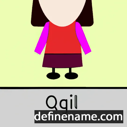 cartoon of the name Olaug