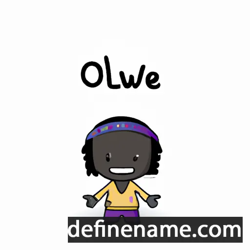 cartoon of the name Olawale