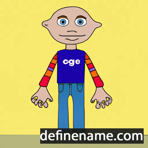 cartoon of the name Oleg