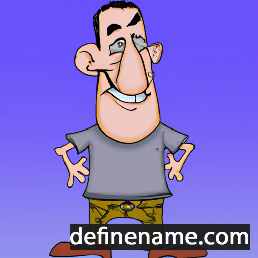 cartoon of the name Oleguer