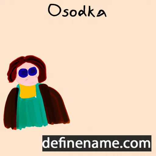 cartoon of the name Oleksandra