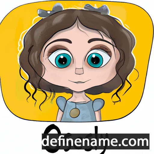 cartoon of the name Olesya