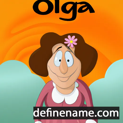 Olga cartoon