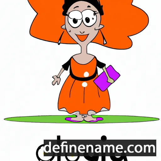 cartoon of the name Olgica