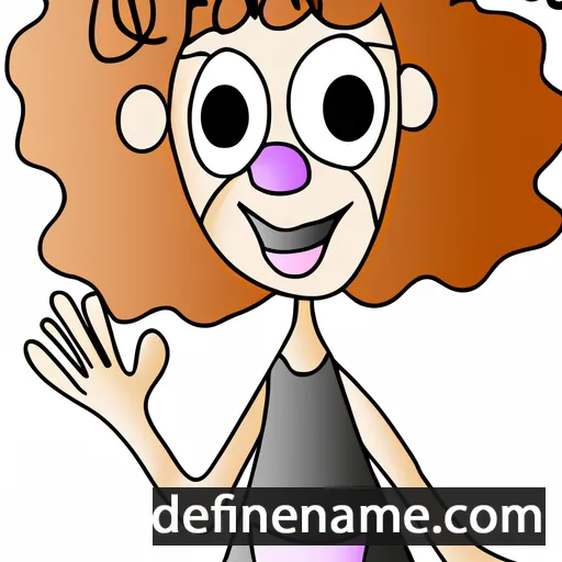 cartoon of the name Olha