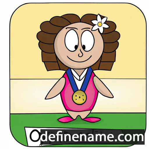 cartoon of the name Olimpiada