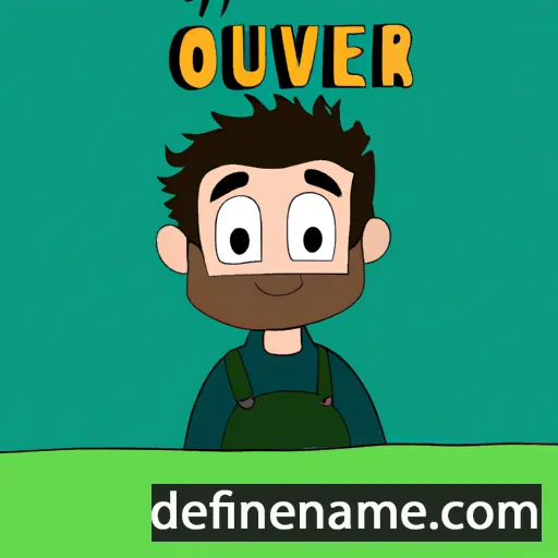 cartoon of the name Olivér