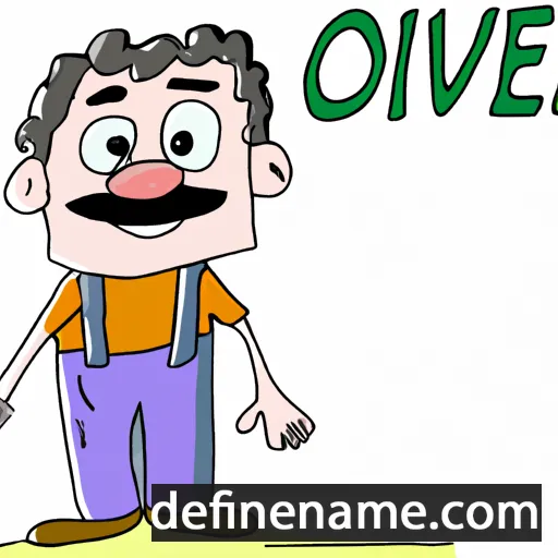 cartoon of the name Oliver