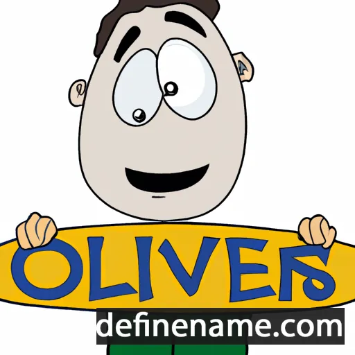 cartoon of the name Olivers