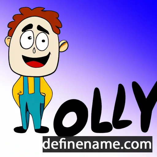 cartoon of the name Olly