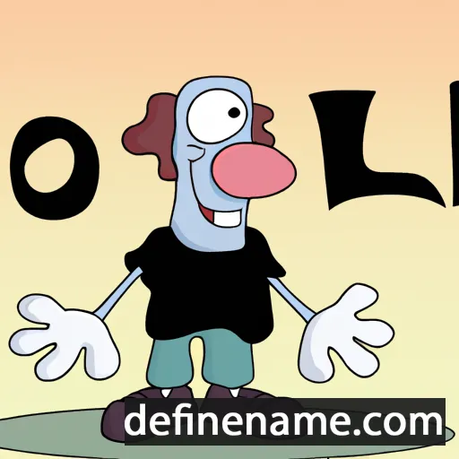 cartoon of the name Olof