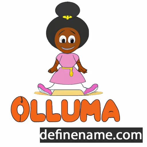 cartoon of the name Olufunmilola